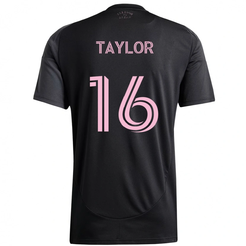 Danxen Damen Robert Taylor #16 Schwarz Rosa Auswärtstrikot Trikot 2025/26 T-Shirt Österreich