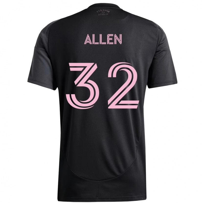 Danxen Damen Noah Allen #32 Schwarz Rosa Auswärtstrikot Trikot 2025/26 T-Shirt Österreich