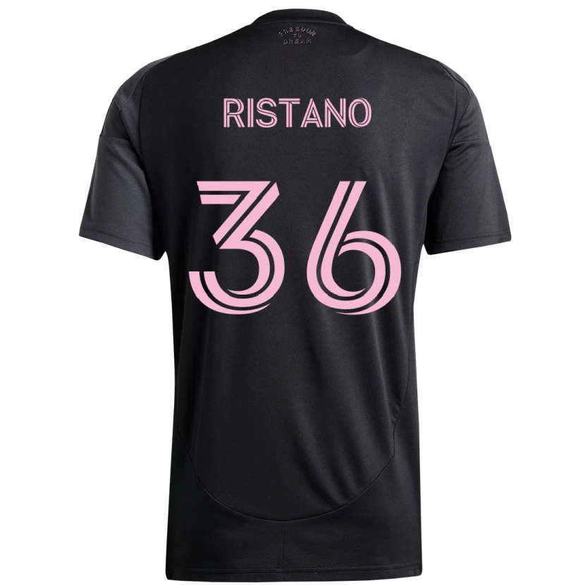 Danxen Damen Alejo Ristano #36 Schwarz Rosa Auswärtstrikot Trikot 2025/26 T-Shirt Österreich