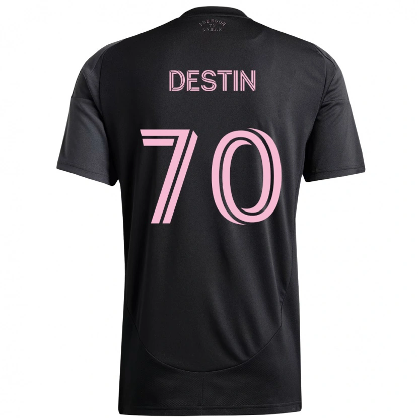 Danxen Damen Bryan Destin #70 Schwarz Rosa Auswärtstrikot Trikot 2025/26 T-Shirt Österreich