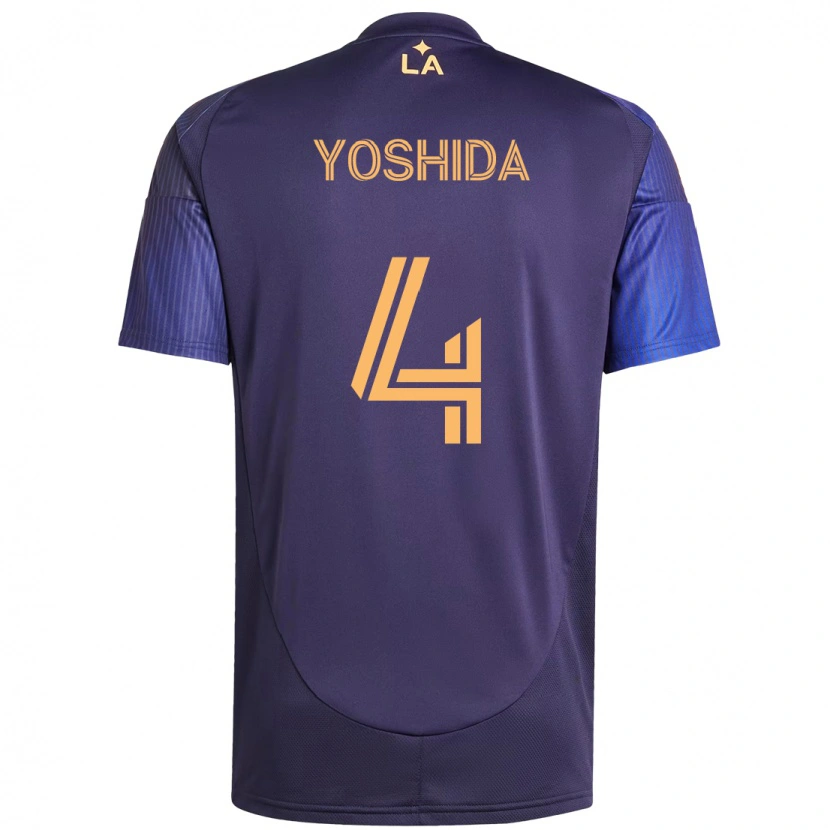 Danxen Damen Maya Yoshida #4 Lila Blau Auswärtstrikot Trikot 2025/26 T-Shirt Österreich