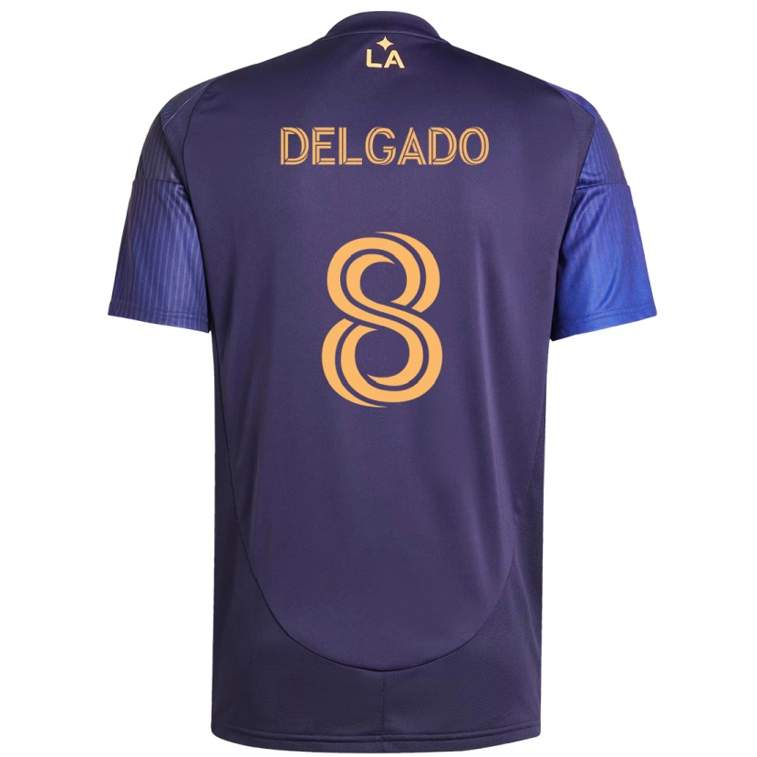Danxen Damen Mark Delgado #8 Lila Blau Auswärtstrikot Trikot 2025/26 T-Shirt Österreich