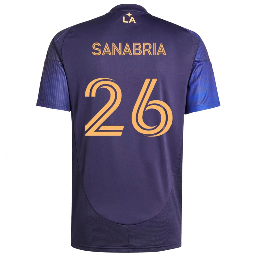 Danxen Damen Lucas Sanabria #26 Lila Blau Auswärtstrikot Trikot 2025/26 T-Shirt Österreich