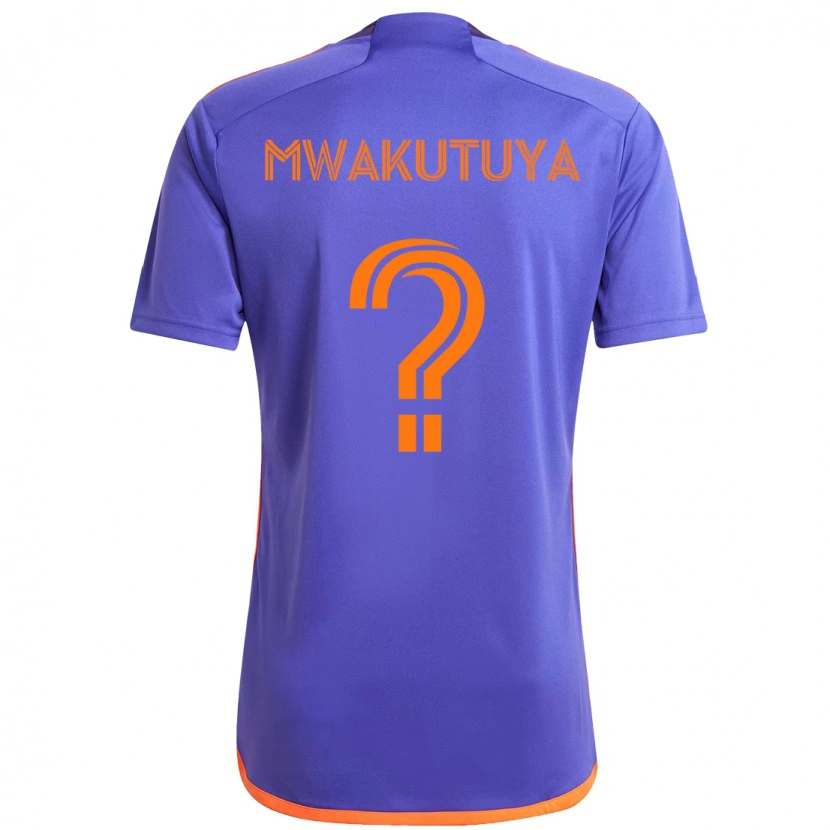 Danxen Damen Isaac Mwakutuya #0 Lila Orange Auswärtstrikot Trikot 2025/26 T-Shirt Österreich