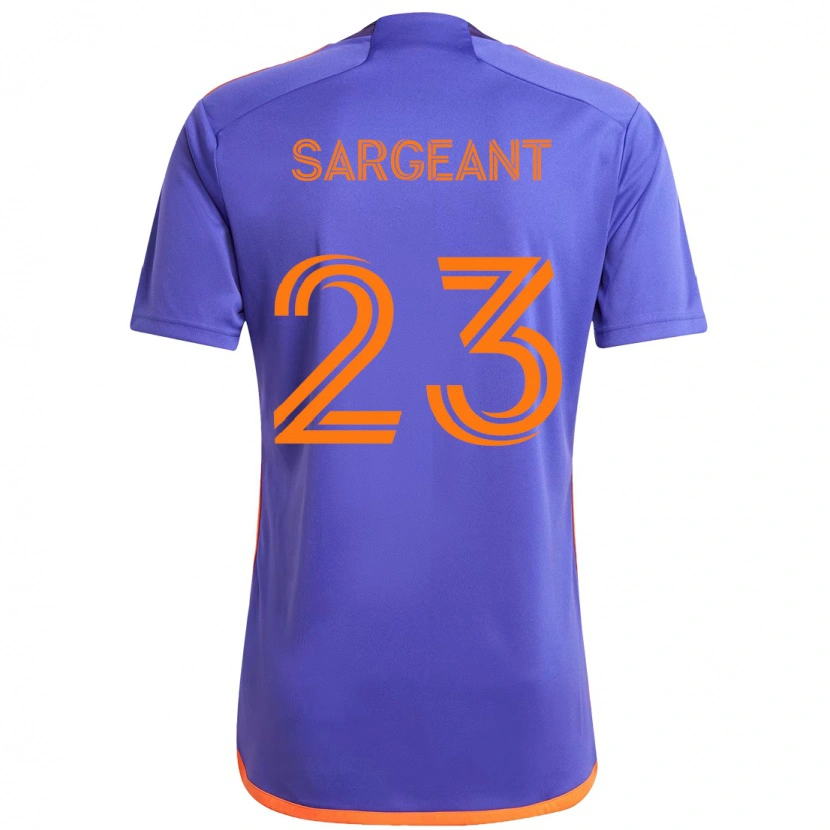 Danxen Damen Kieran Sargeant #23 Lila Orange Auswärtstrikot Trikot 2025/26 T-Shirt Österreich