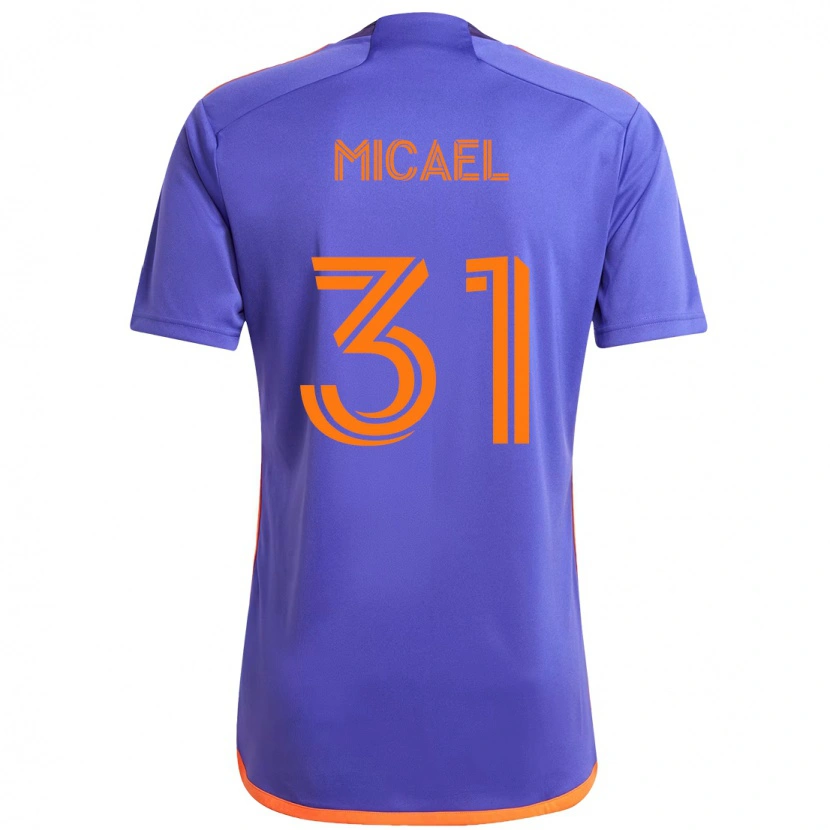 Danxen Damen Micael #31 Lila Orange Auswärtstrikot Trikot 2025/26 T-Shirt Österreich