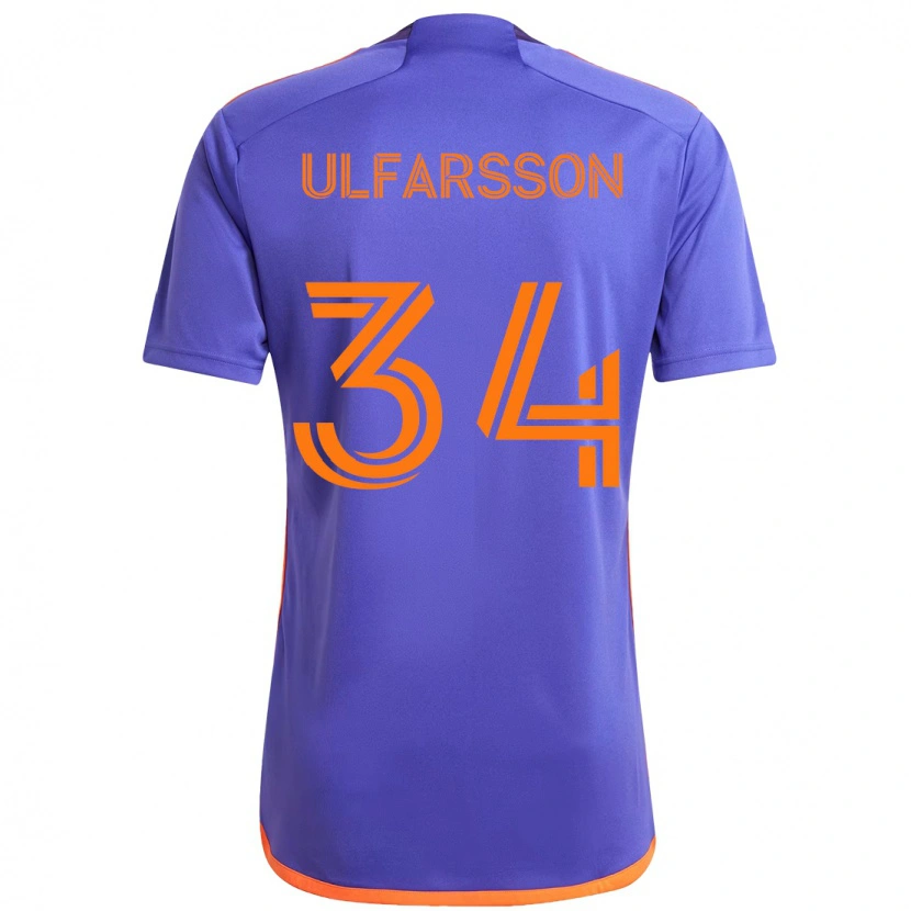 Danxen Damen Thor Úlfarsson #34 Lila Orange Auswärtstrikot Trikot 2025/26 T-Shirt Österreich