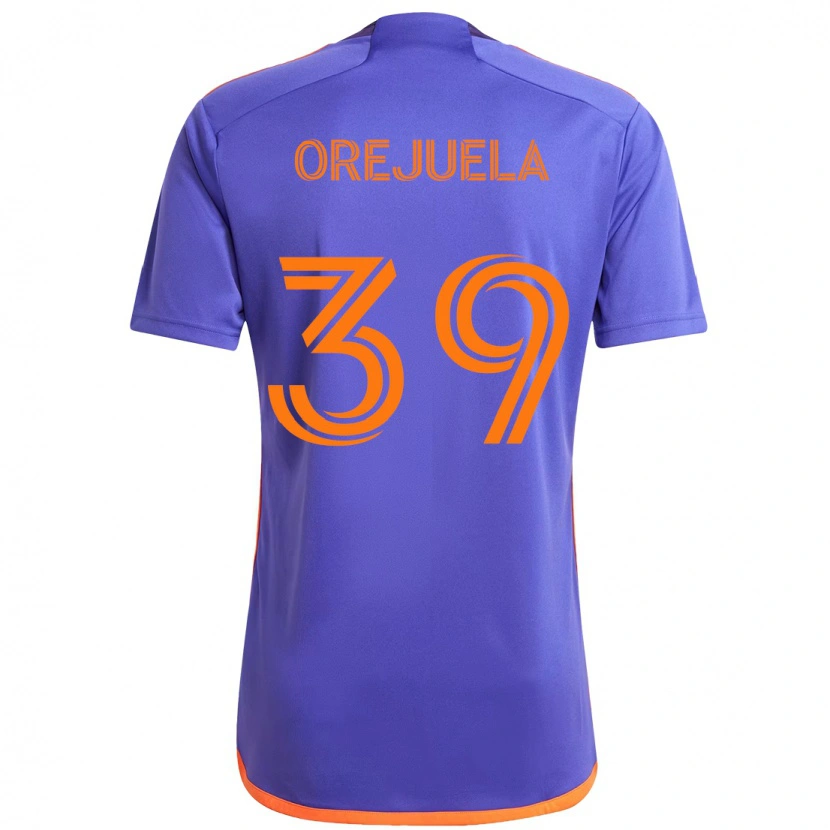 Danxen Damen Jesus Orejuela #39 Lila Orange Auswärtstrikot Trikot 2025/26 T-Shirt Österreich