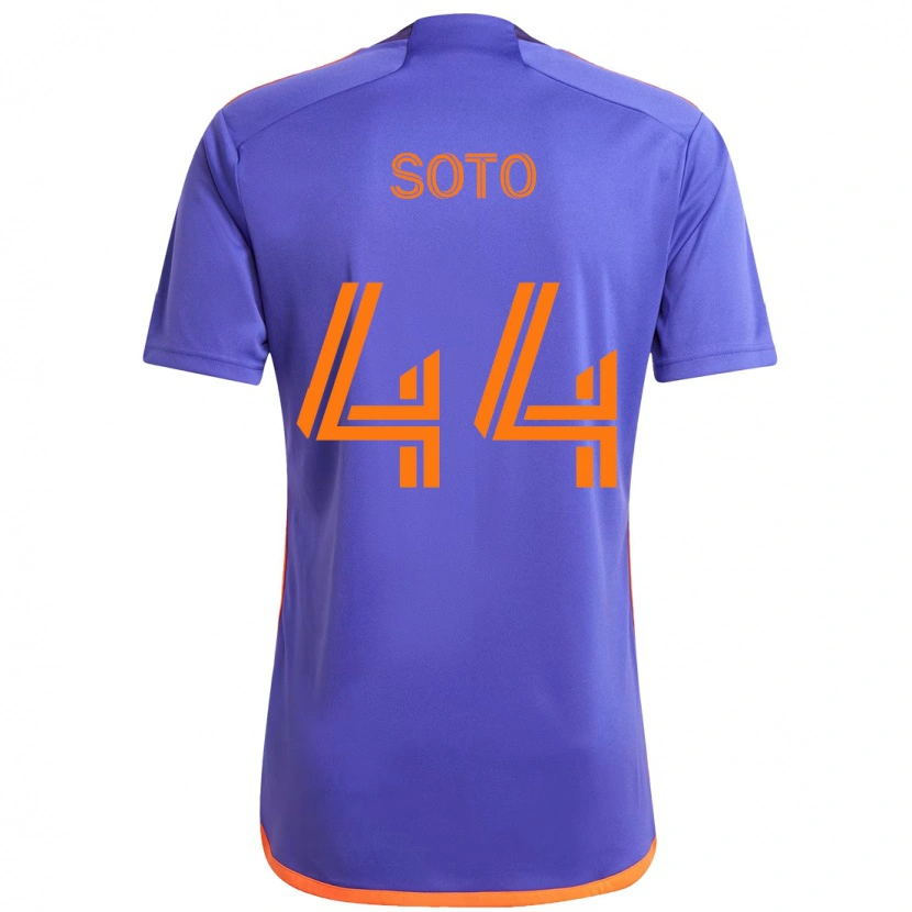 Danxen Damen Ezekiel Soto #44 Lila Orange Auswärtstrikot Trikot 2025/26 T-Shirt Österreich