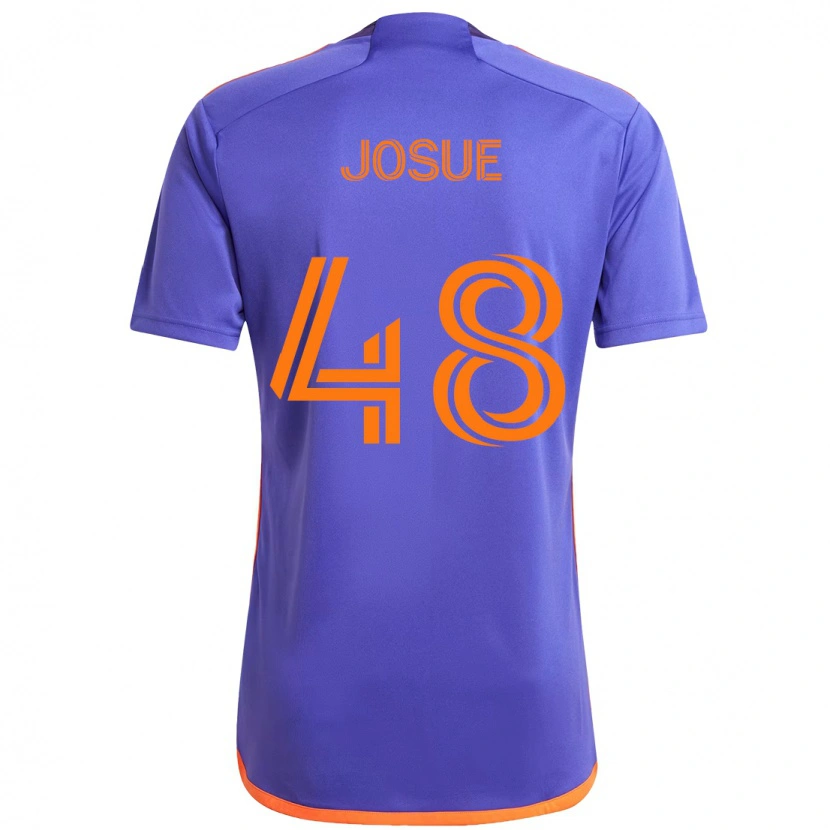 Danxen Damen Josué #48 Lila Orange Auswärtstrikot Trikot 2025/26 T-Shirt Österreich