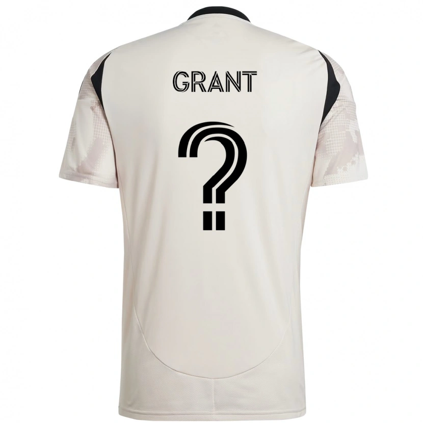 Danxen Damen Joshua Grant #0 Beige Schwarz Auswärtstrikot Trikot 2025/26 T-Shirt Österreich