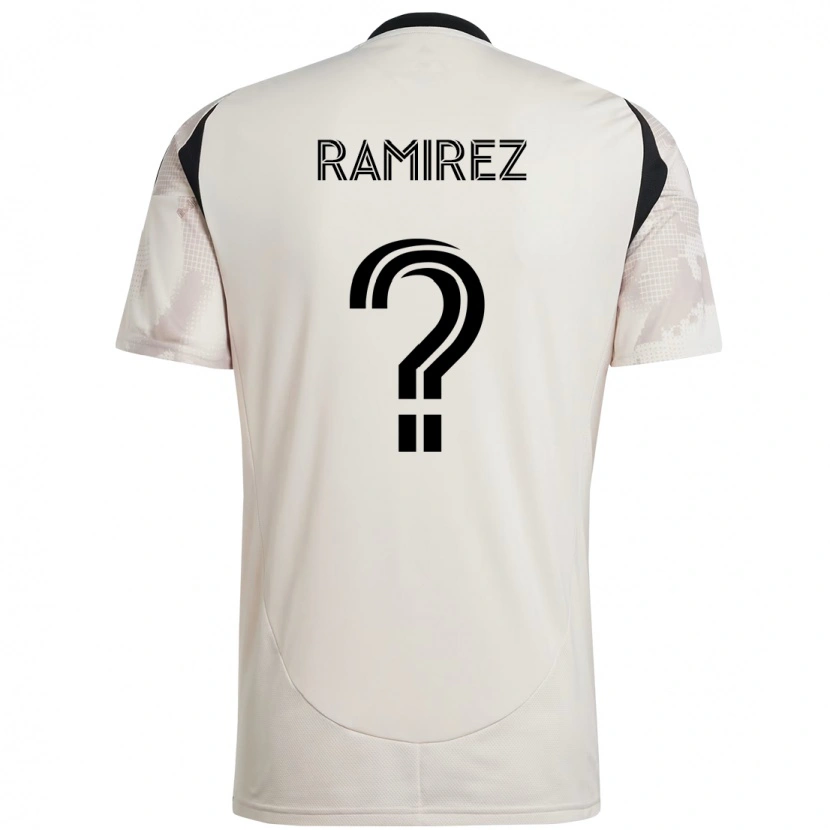 Danxen Damen Ángel Ramírez #0 Beige Schwarz Auswärtstrikot Trikot 2025/26 T-Shirt Österreich