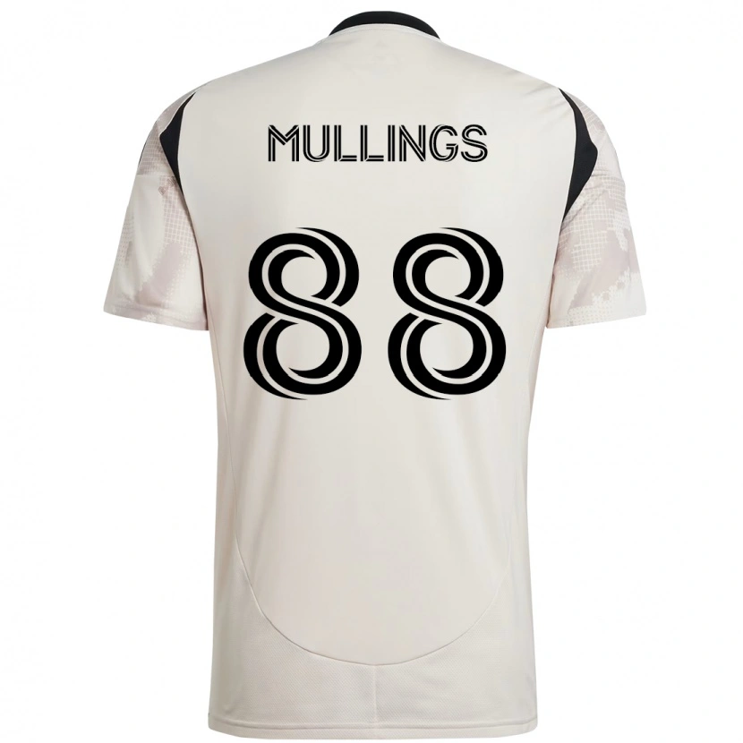 Danxen Damen O'vonte Mullings #88 Beige Schwarz Auswärtstrikot Trikot 2025/26 T-Shirt Österreich