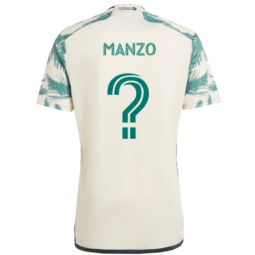 Danxen Damen Alexis Manzo #0 Beige Grün Auswärtstrikot Trikot 2025/26 T-Shirt Österreich
