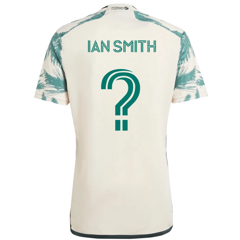 Danxen Damen Ian Smith #0 Beige Grün Auswärtstrikot Trikot 2025/26 T-Shirt Österreich