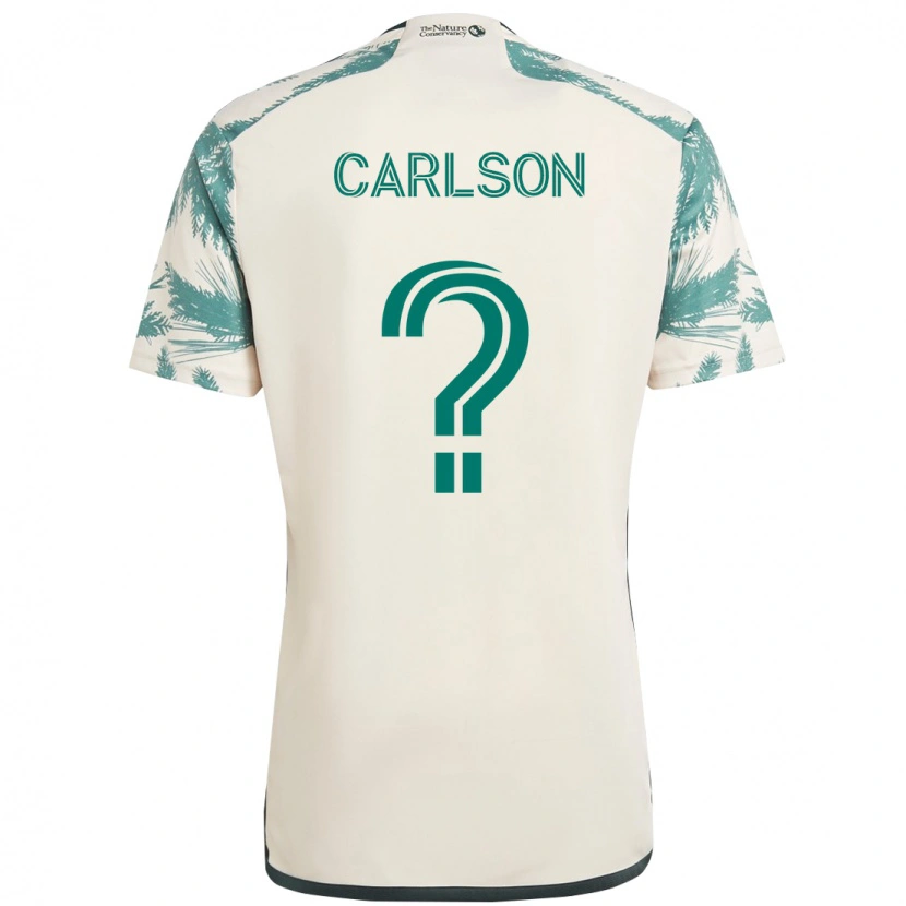 Danxen Damen Kai Carlson #0 Beige Grün Auswärtstrikot Trikot 2025/26 T-Shirt Österreich