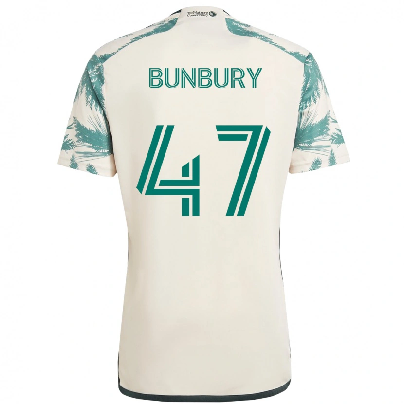 Danxen Damen Mataeo Bunbury #47 Beige Grün Auswärtstrikot Trikot 2025/26 T-Shirt Österreich