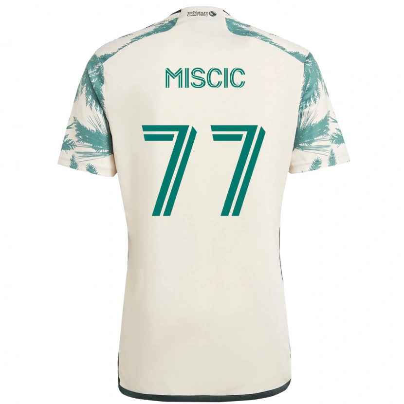 Danxen Damen Selmir Miscic #77 Beige Grün Auswärtstrikot Trikot 2025/26 T-Shirt Österreich