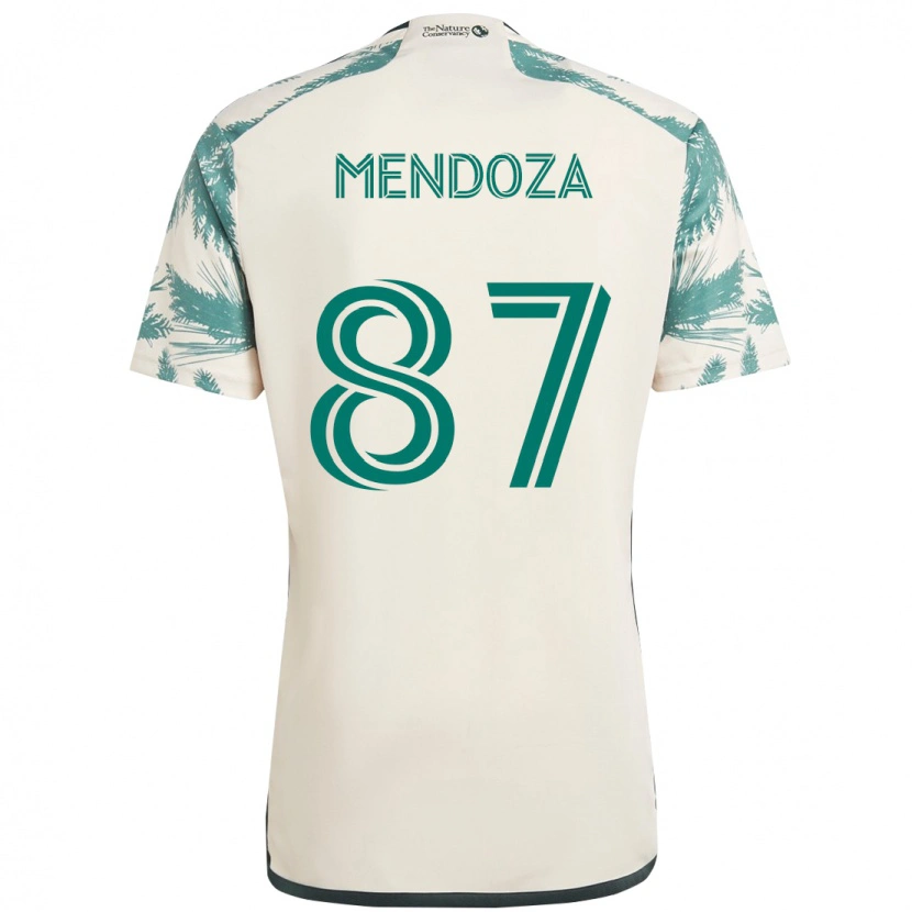 Danxen Damen Christian Mendoza #87 Beige Grün Auswärtstrikot Trikot 2025/26 T-Shirt Österreich