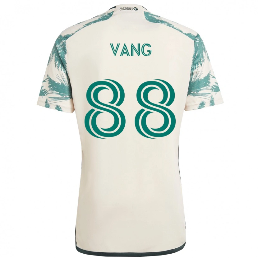 Danxen Damen Michael Vang #88 Beige Grün Auswärtstrikot Trikot 2025/26 T-Shirt Österreich