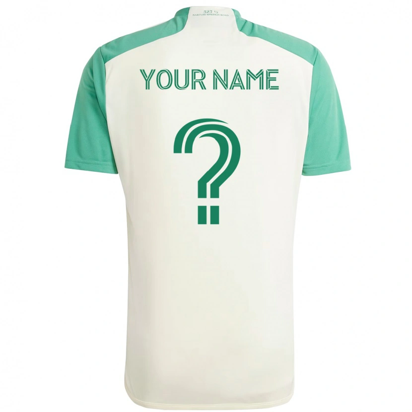 Danxen Damen Ihren Namen #0 Weiß Grün Auswärtstrikot Trikot 2025/26 T-Shirt Österreich