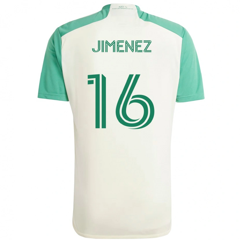 Danxen Damen Héctor Jiménez #16 Weiß Grün Auswärtstrikot Trikot 2025/26 T-Shirt Österreich