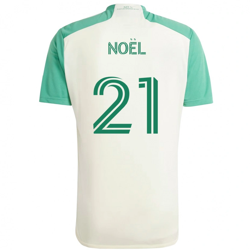 Danxen Damen Valentin Noël #21 Weiß Grün Auswärtstrikot Trikot 2025/26 T-Shirt Österreich