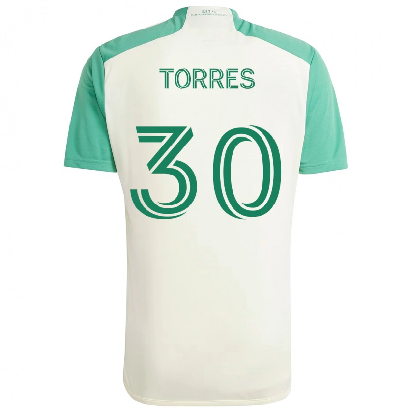 Danxen Damen Ervin Torres #30 Weiß Grün Auswärtstrikot Trikot 2025/26 T-Shirt Österreich