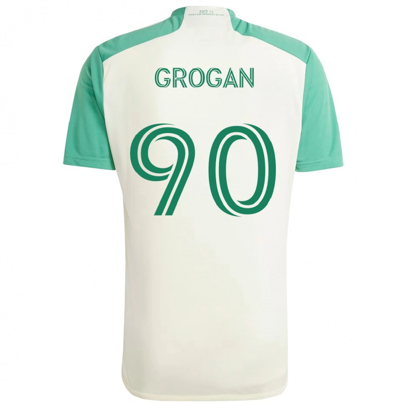 Danxen Damen Peter Grogan #90 Weiß Grün Auswärtstrikot Trikot 2025/26 T-Shirt Österreich