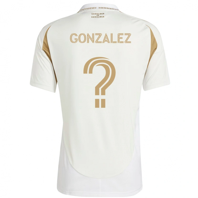 Danxen Damen Mario Gonzalez #0 Weiß Braun Auswärtstrikot Trikot 2025/26 T-Shirt Österreich