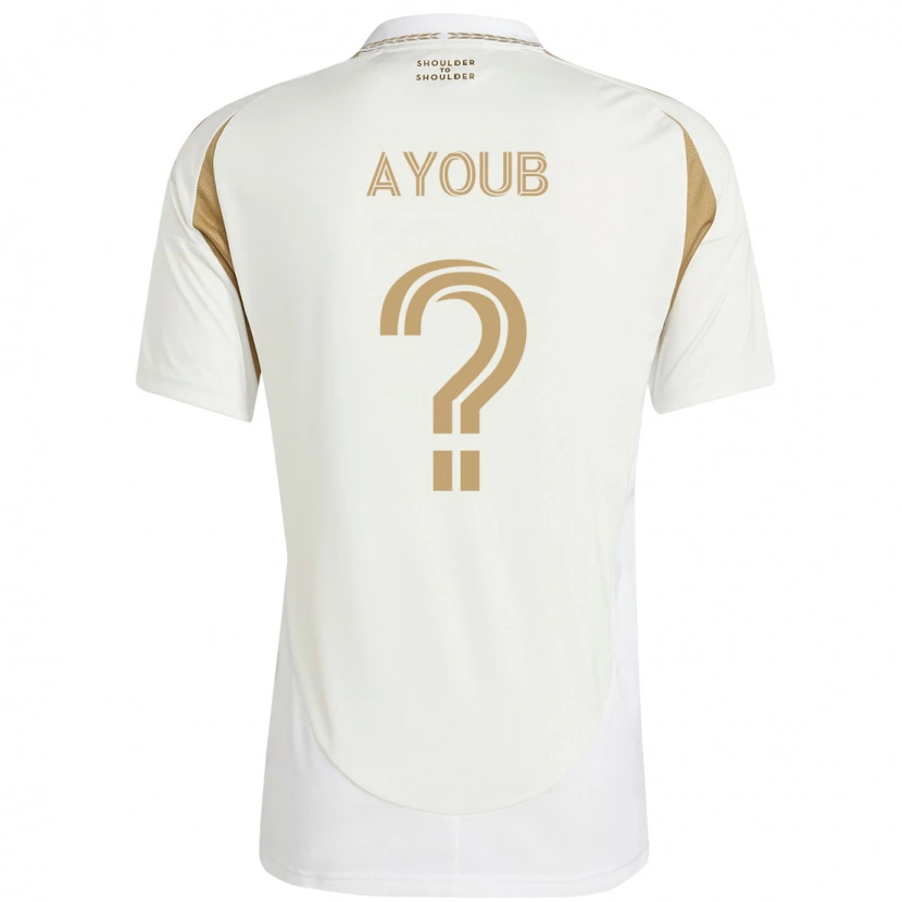 Danxen Damen Ryan Ayoub #0 Weiß Braun Auswärtstrikot Trikot 2025/26 T-Shirt Österreich