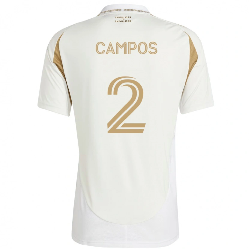 Danxen Damen Omar Campos #2 Weiß Braun Auswärtstrikot Trikot 2025/26 T-Shirt Österreich