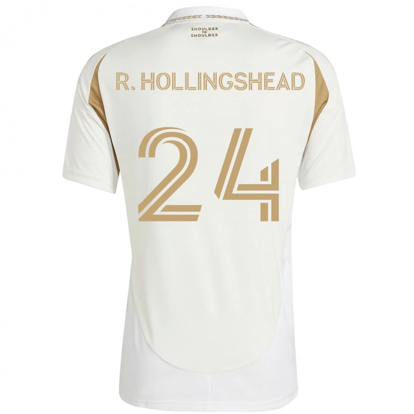 Danxen Damen Ryan Hollingshead #24 Weiß Braun Auswärtstrikot Trikot 2025/26 T-Shirt Österreich
