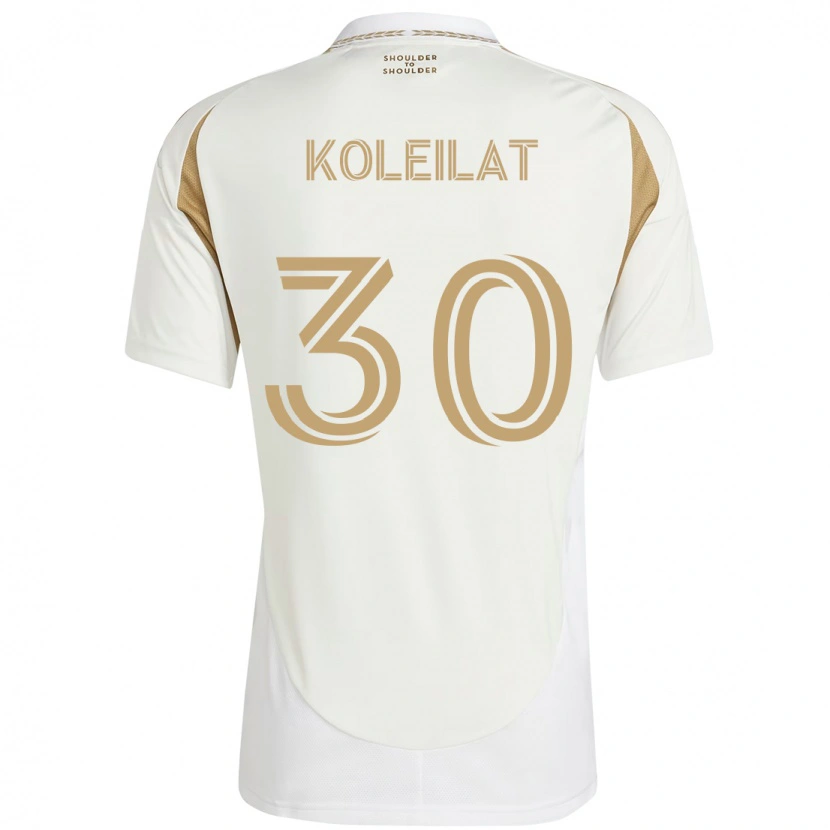 Danxen Damen Jassem Koleilat #30 Weiß Braun Auswärtstrikot Trikot 2025/26 T-Shirt Österreich