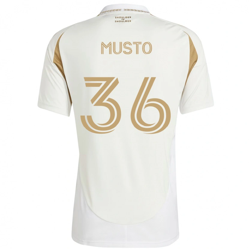 Danxen Damen Tommy Musto #36 Weiß Braun Auswärtstrikot Trikot 2025/26 T-Shirt Österreich
