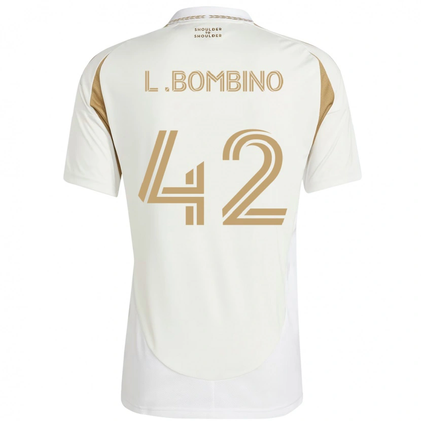 Danxen Damen Luca Bombino #42 Weiß Braun Auswärtstrikot Trikot 2025/26 T-Shirt Österreich