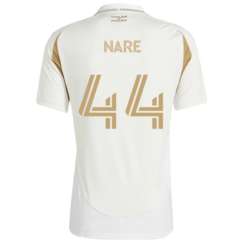 Danxen Damen Thabo Nare #44 Weiß Braun Auswärtstrikot Trikot 2025/26 T-Shirt Österreich