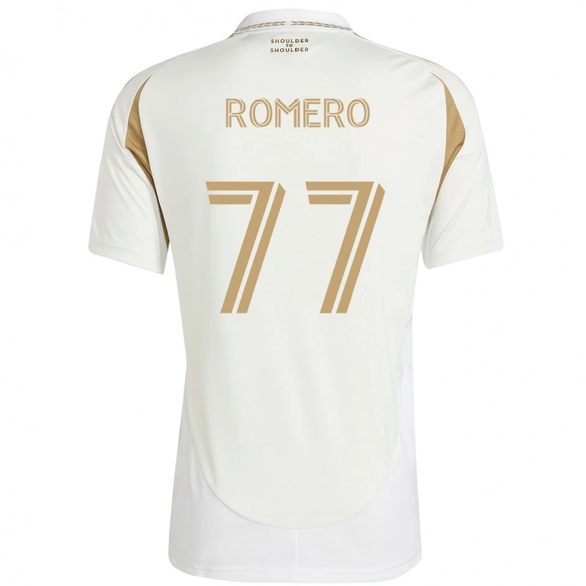Danxen Damen Alexander Romero #77 Weiß Braun Auswärtstrikot Trikot 2025/26 T-Shirt Österreich