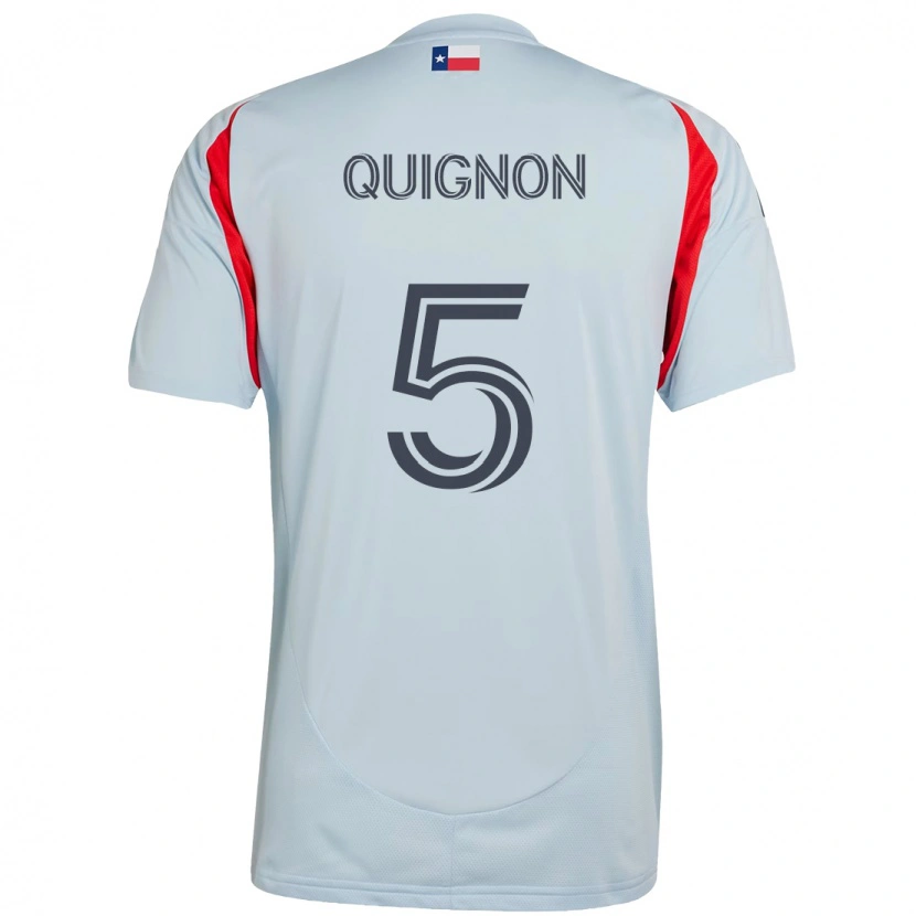 Danxen Damen Facundo Quignón #5 Hellblau Rot Auswärtstrikot Trikot 2025/26 T-Shirt Österreich