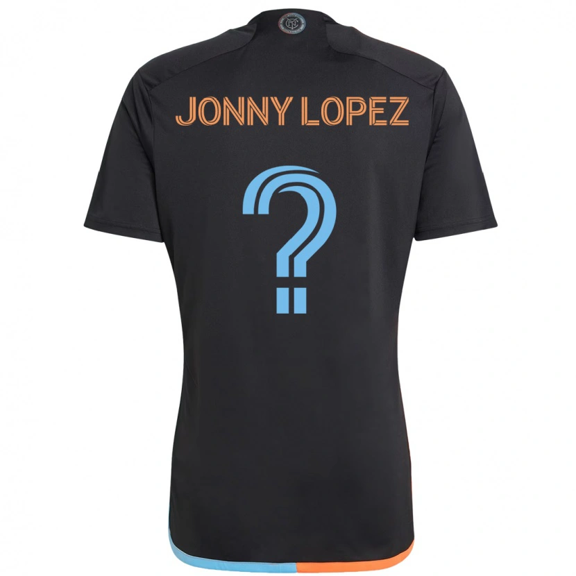 Danxen Damen Jonny Lopez #0 Schwarz Blau Orange Auswärtstrikot Trikot 2025/26 T-Shirt Österreich