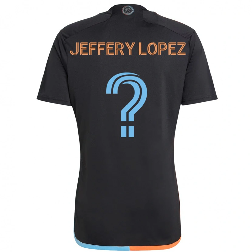 Danxen Damen Jeffery López #0 Schwarz Blau Orange Auswärtstrikot Trikot 2025/26 T-Shirt Österreich