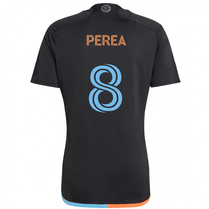 Danxen Damen Andrés Perea #8 Schwarz Blau Orange Auswärtstrikot Trikot 2025/26 T-Shirt Österreich