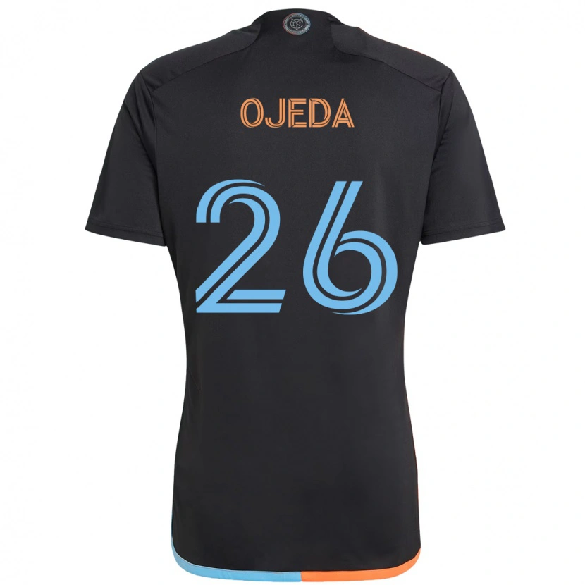 Danxen Damen Agustín Ojeda #26 Schwarz Blau Orange Auswärtstrikot Trikot 2025/26 T-Shirt Österreich