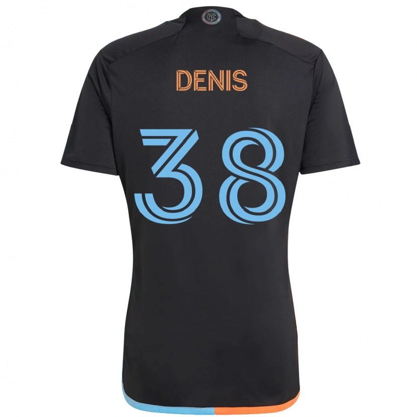 Danxen Damen John Denis #38 Schwarz Blau Orange Auswärtstrikot Trikot 2025/26 T-Shirt Österreich