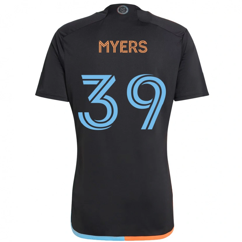 Danxen Damen Md Myers #39 Schwarz Blau Orange Auswärtstrikot Trikot 2025/26 T-Shirt Österreich