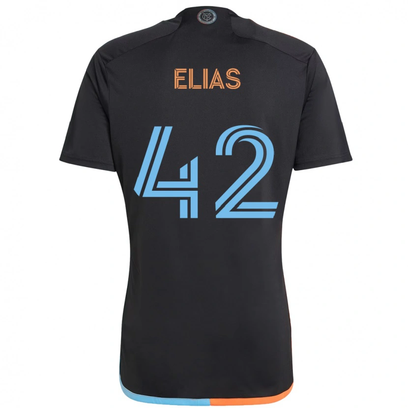 Danxen Damen Piero Elias #42 Schwarz Blau Orange Auswärtstrikot Trikot 2025/26 T-Shirt Österreich