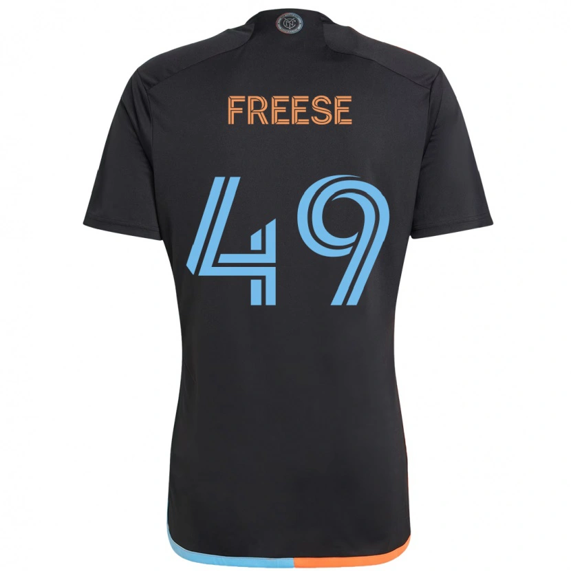 Danxen Damen Matt Freese #49 Schwarz Blau Orange Auswärtstrikot Trikot 2025/26 T-Shirt Österreich