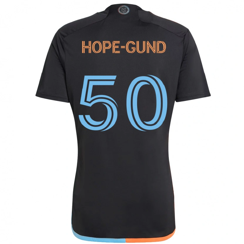 Danxen Damen Kofi Hope-Gund #50 Schwarz Blau Orange Auswärtstrikot Trikot 2025/26 T-Shirt Österreich