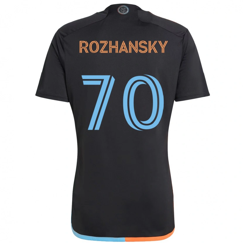 Danxen Damen Jake Rozhansky #70 Schwarz Blau Orange Auswärtstrikot Trikot 2025/26 T-Shirt Österreich