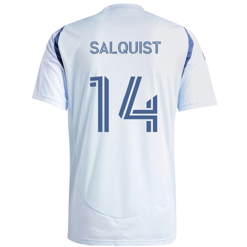 Danxen Damen Tobias Salquist #14 Hellhimmelblau Blau Auswärtstrikot Trikot 2025/26 T-Shirt Österreich